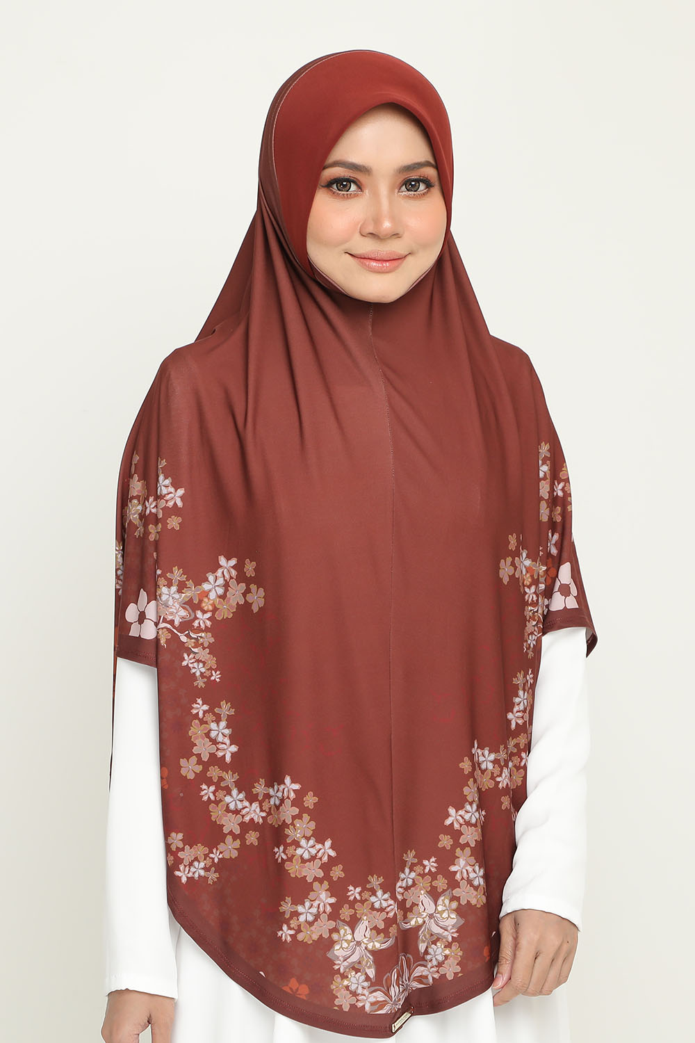 Sarung Printed Khamsiyyah Deep Maroon